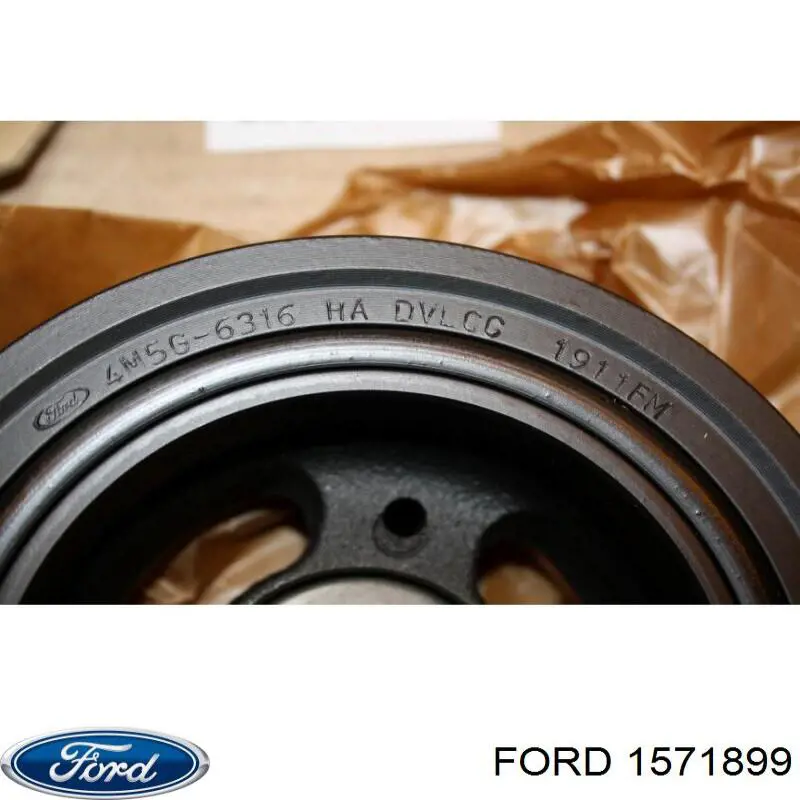 1571899 Ford polea, cigüeñal