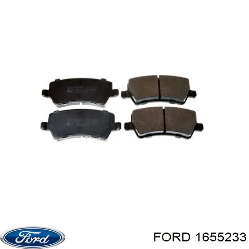 1655233 Ford pastillas de freno traseras