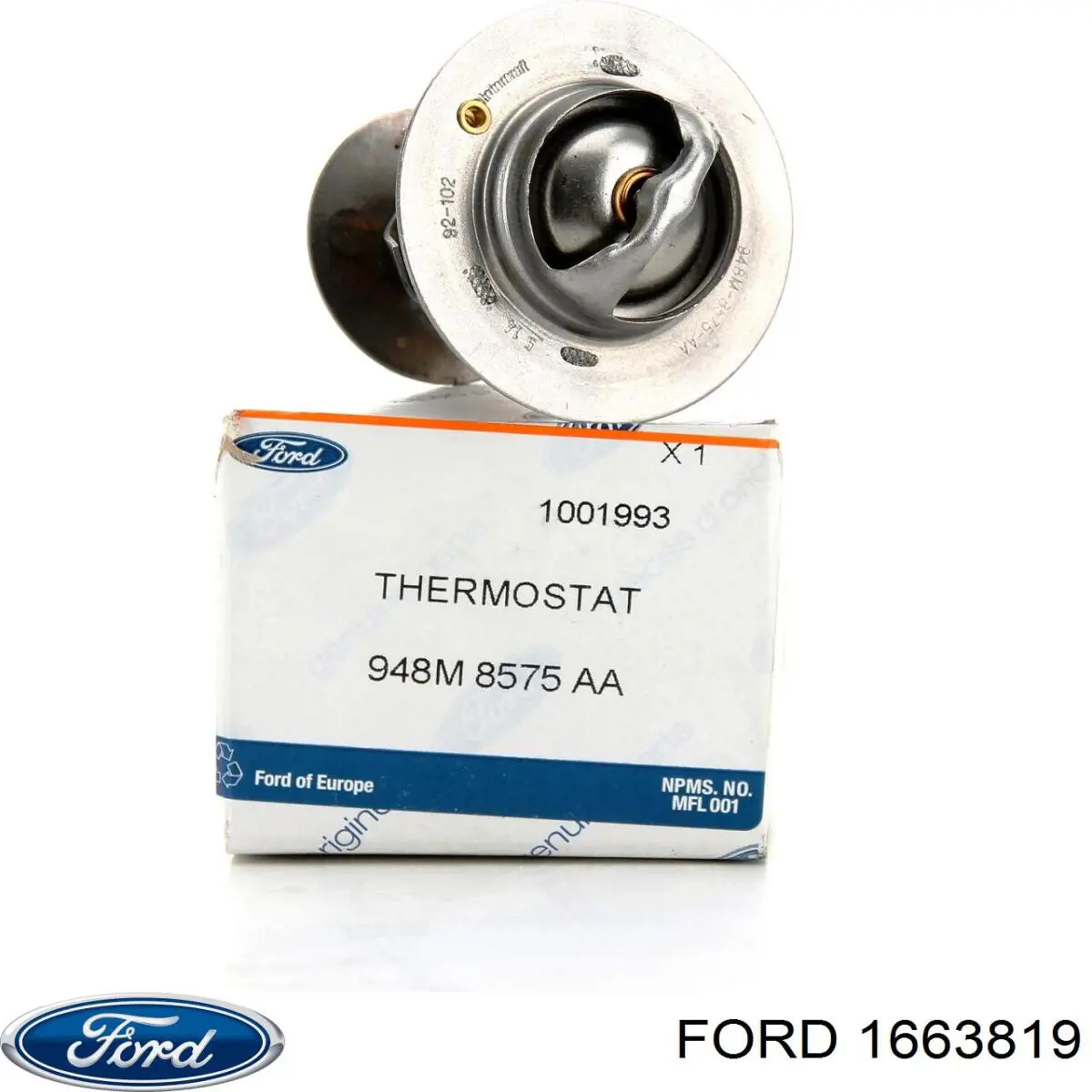 1663819 Ford termostato, refrigerante