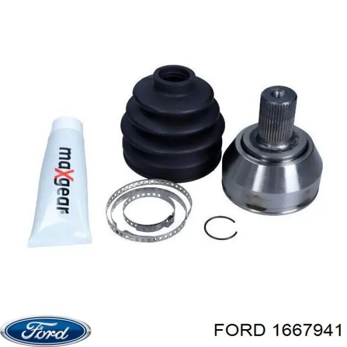 1667941 Ford árbol de transmisión delantero derecho