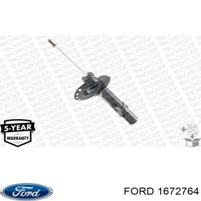 1672764 Ford amortiguador delantero derecho