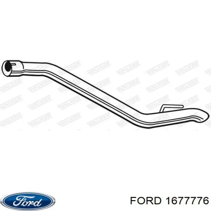 1677776 Ford silenciador posterior