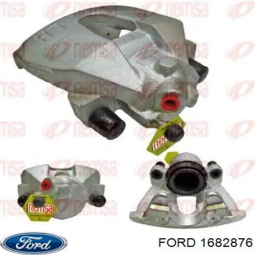 1682876 Ford pinza de freno delantera izquierda