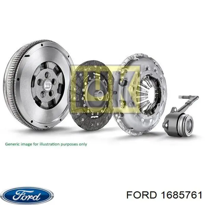 1685761 Ford kit de embrague (3 partes)