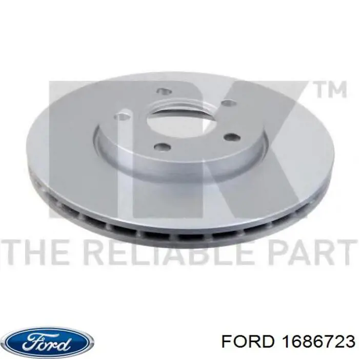 1686723 Ford freno de disco delantero