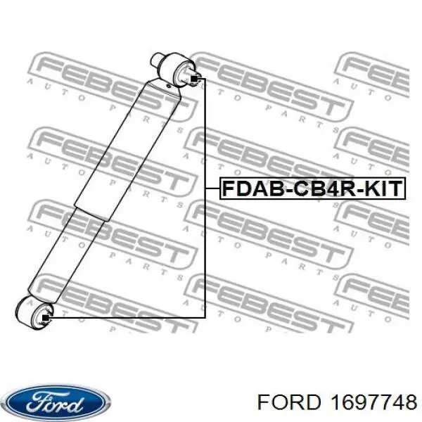 1697748 Ford amortiguador trasero