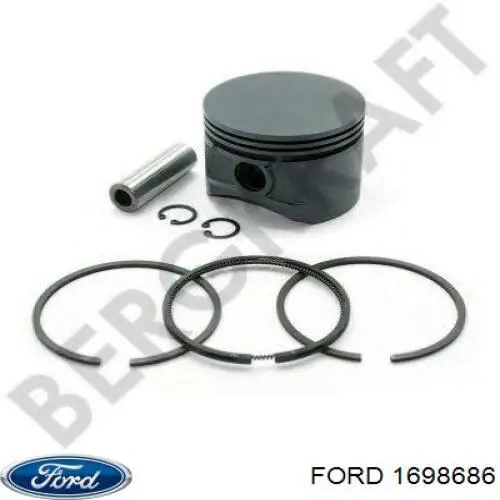 1698686 Ford sensor abs delantero