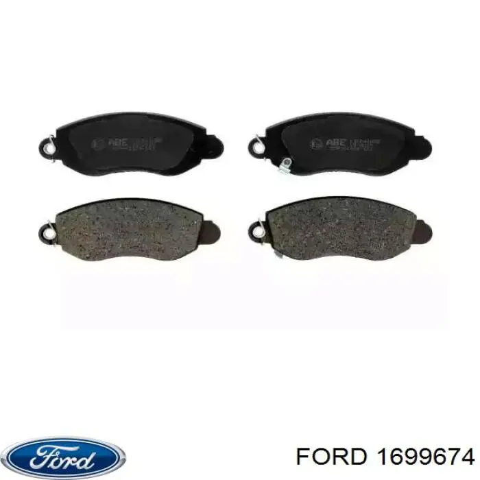 1699674 Ford pastillas de freno delanteras