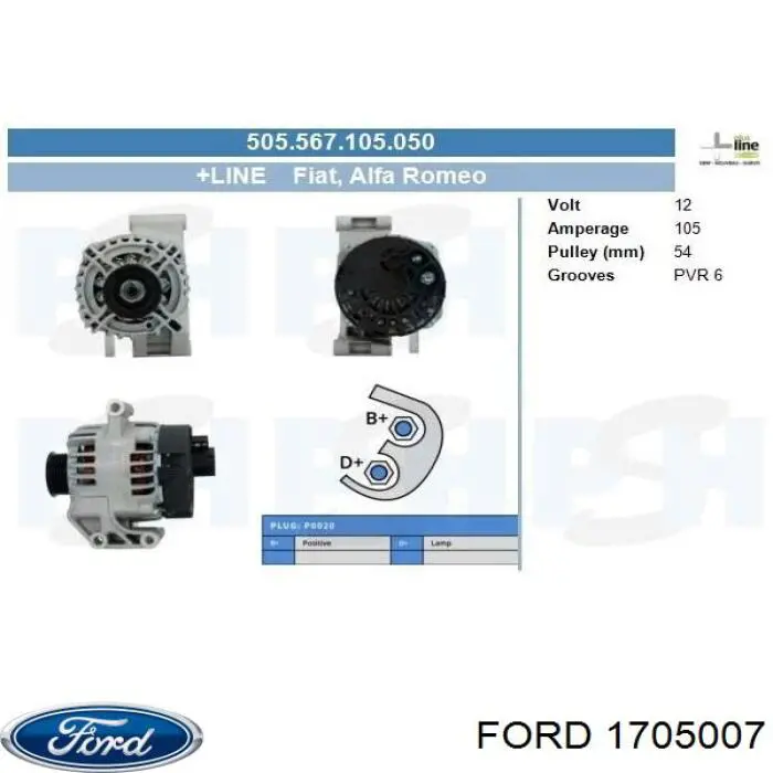 1705007 Ford 