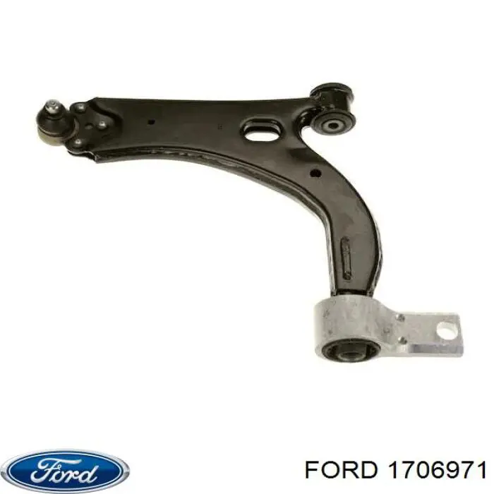 1706971 Ford barra oscilante, suspensión de ruedas delantera, inferior izquierda