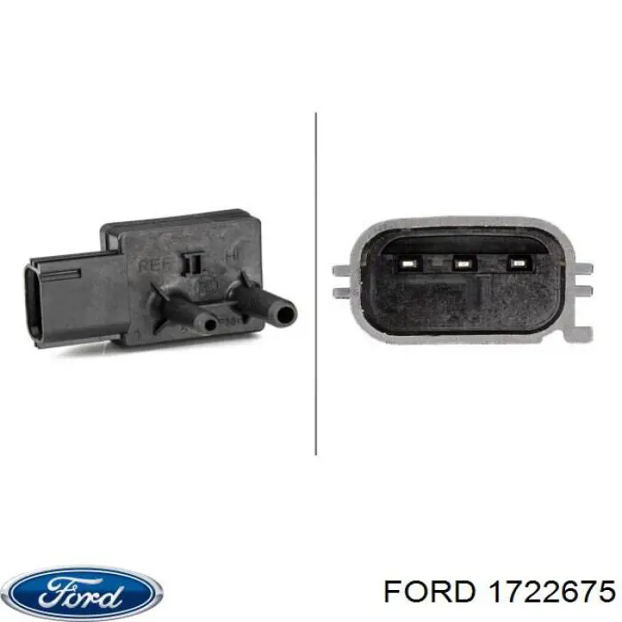 1722675 Ford sensor de presion de escape