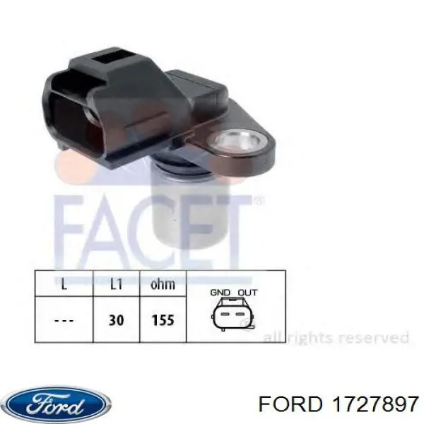 1727897 Ford sensor de posición del cigüeñal