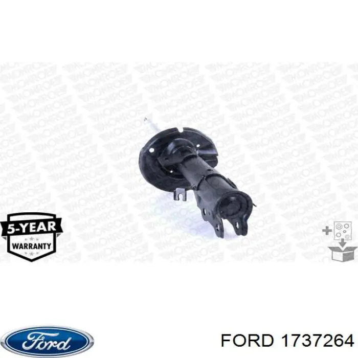 1737264 Ford amortiguador delantero izquierdo