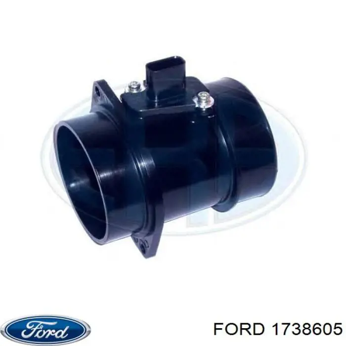 1738605 Ford polea inversión / guía, correa poli v