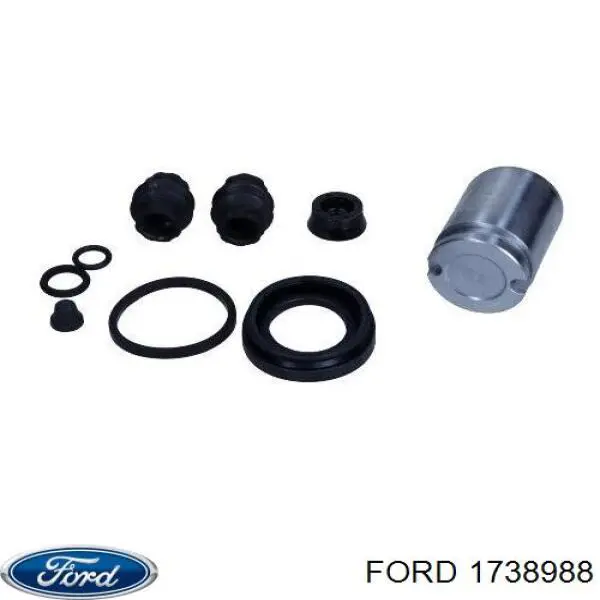 1738988 Ford pinza de freno trasera izquierda