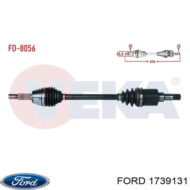  Tubería de radiador, retorno para Ford Transit V347/8