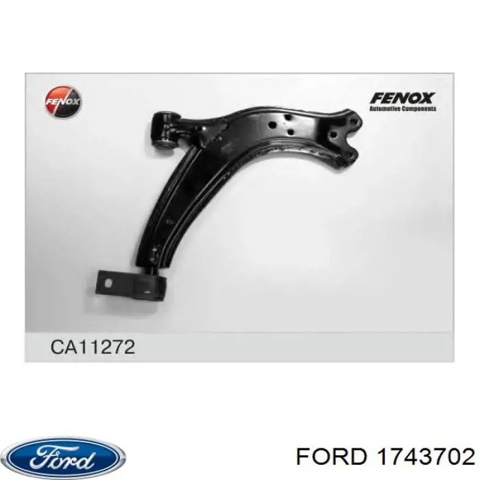 1743702 Ford sonda lambda sensor de oxigeno post catalizador