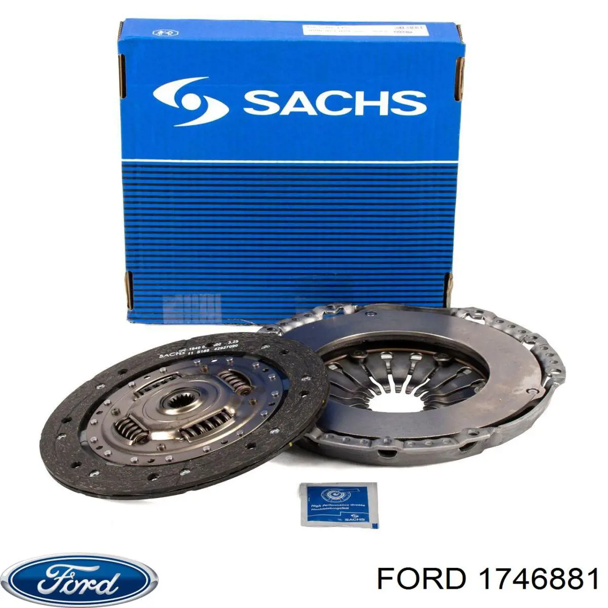 1746881 Ford kit de embrague (3 partes)