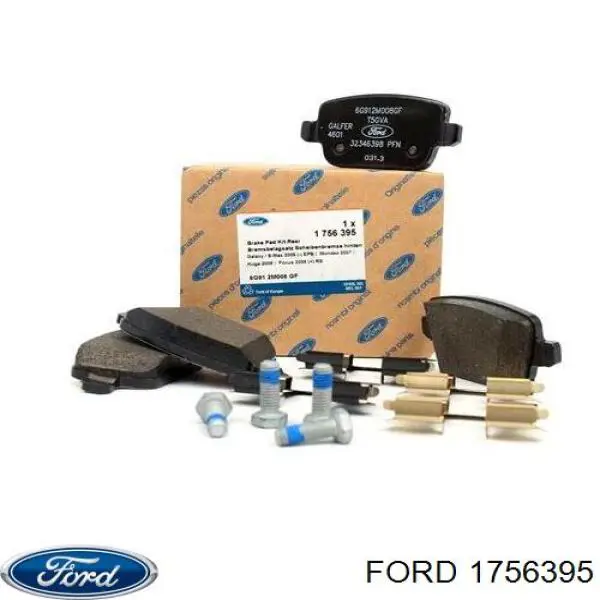 1756395 Ford pastillas de freno traseras