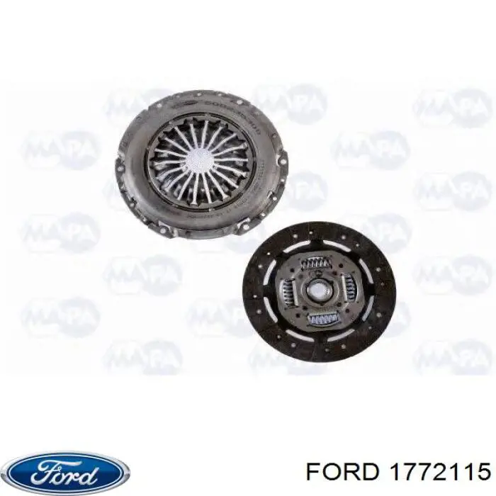 1772115 Ford kit de embrague (3 partes)