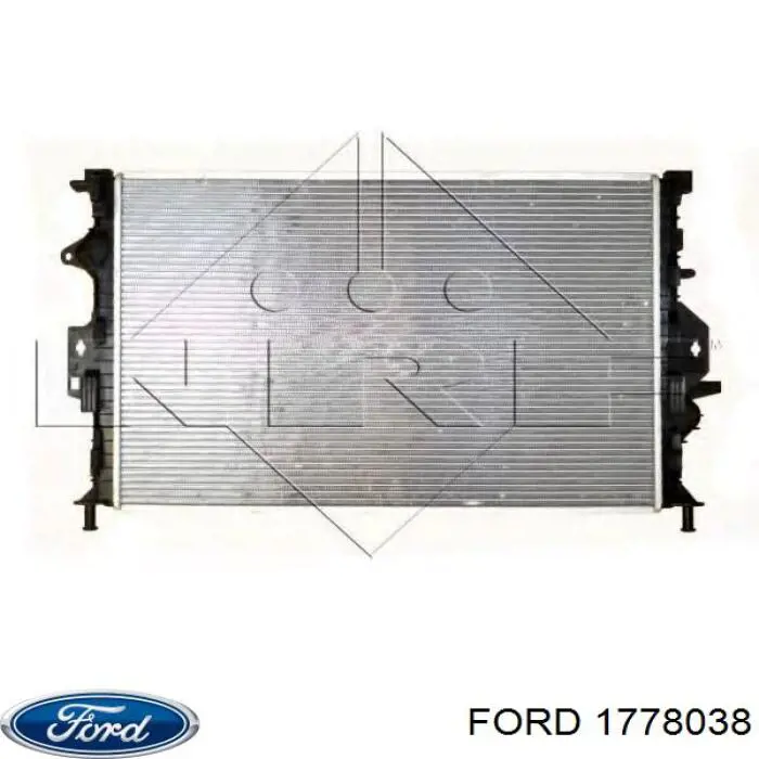 1778038 Ford radiador refrigeración del motor