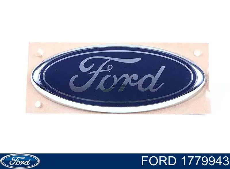 1779943 Ford emblema de tapa de maletero