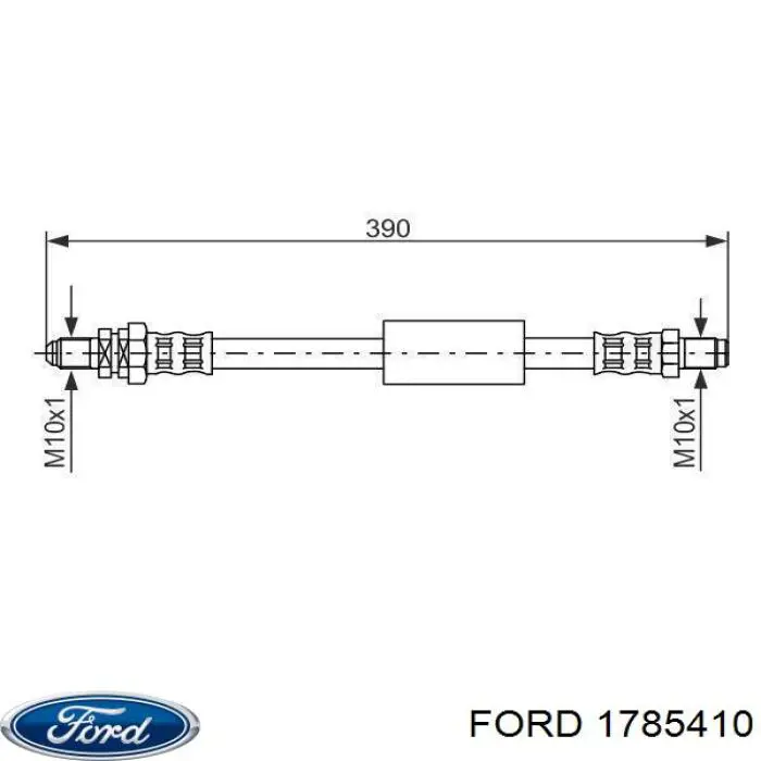 CV4413A602AD Ford piloto posterior interior derecho