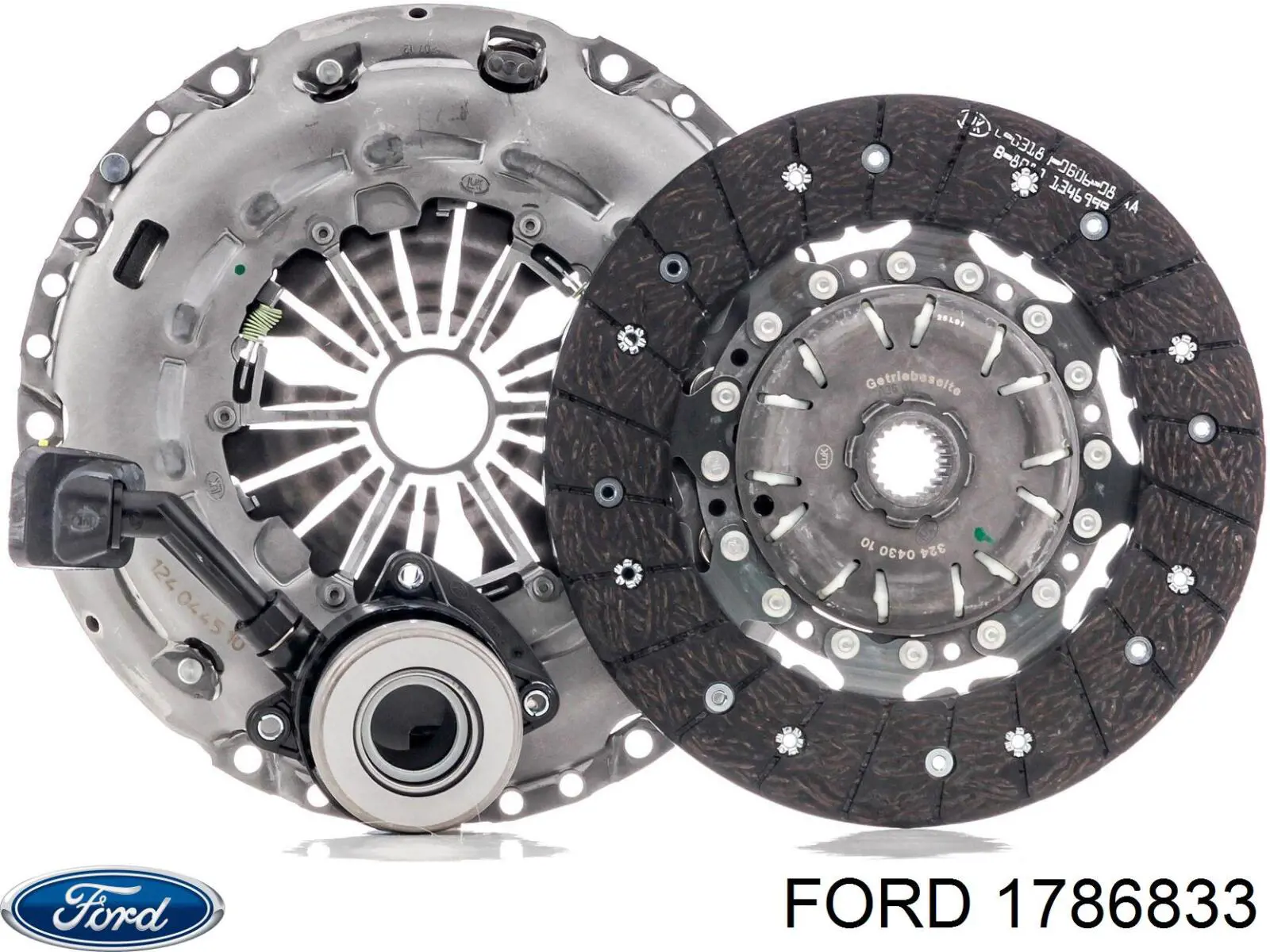 1786833 Ford kit de embrague (3 partes)