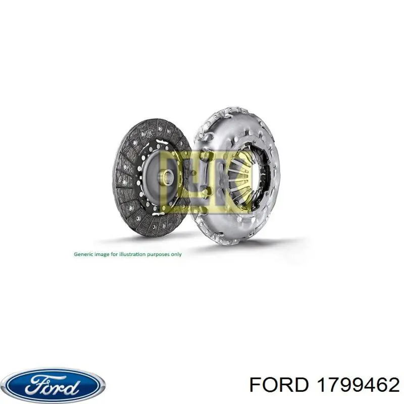 1799462 Ford kit de embrague (3 partes)