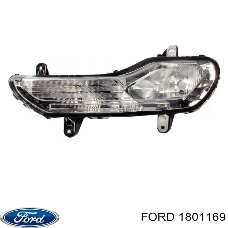 1801169 Ford faro antiniebla derecho