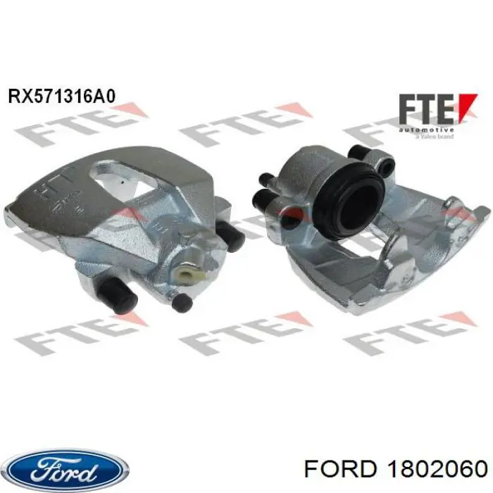 1802060 Ford pinza de freno delantera izquierda