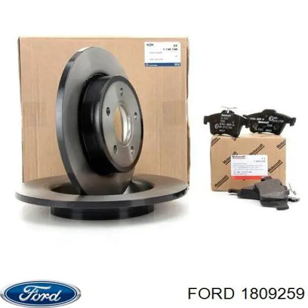 1809259 Ford pastillas de freno traseras