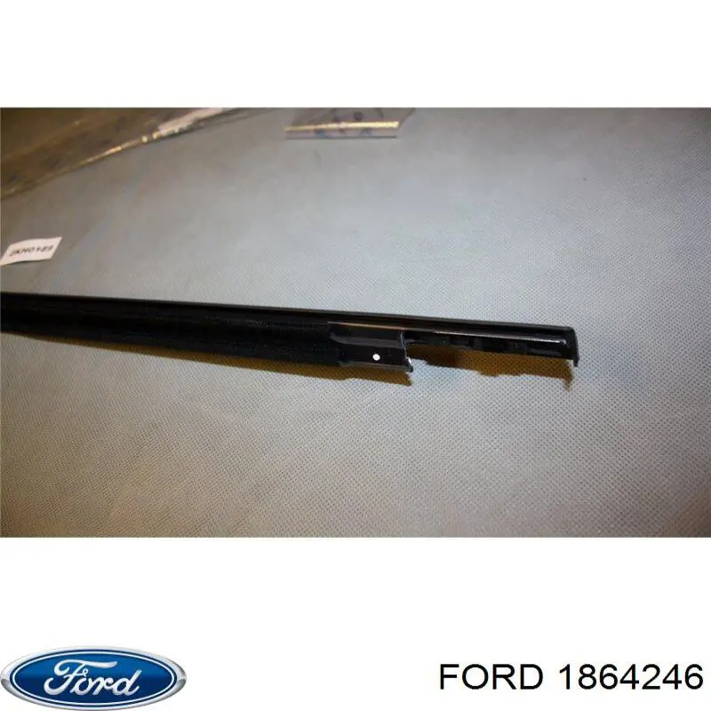  Lameluna de puerta trasera izquierda exterior para Ford Focus 3 