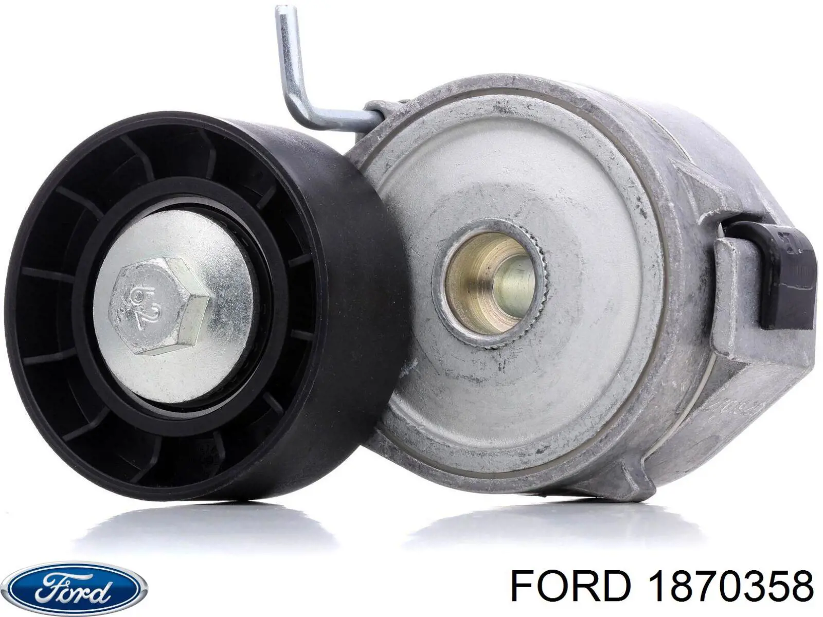 1870358 Ford tensor de correa, correa poli v