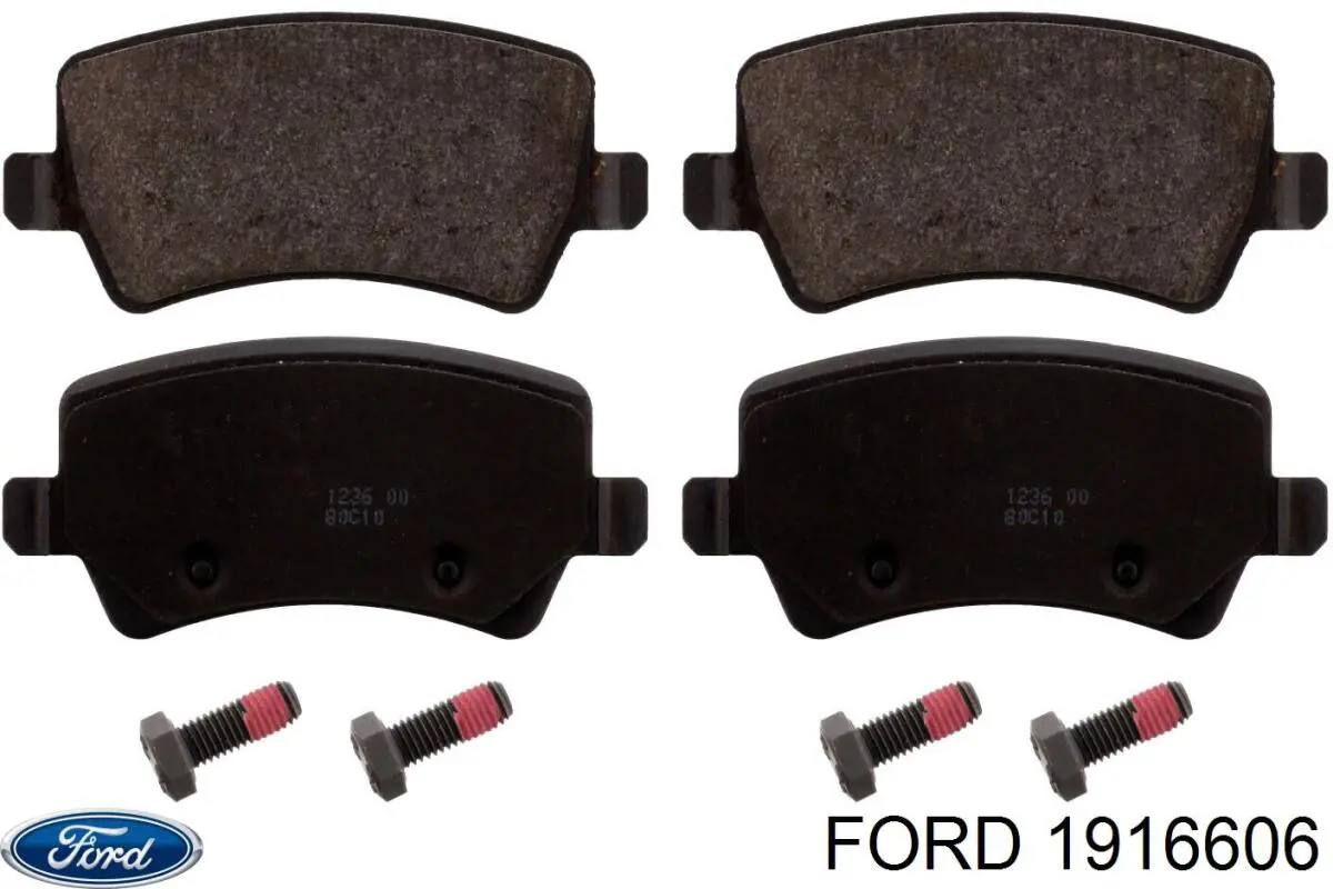 1916606 Ford pastillas de freno traseras