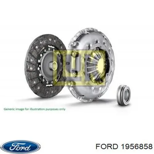 1956858 Ford kit de embrague (3 partes)