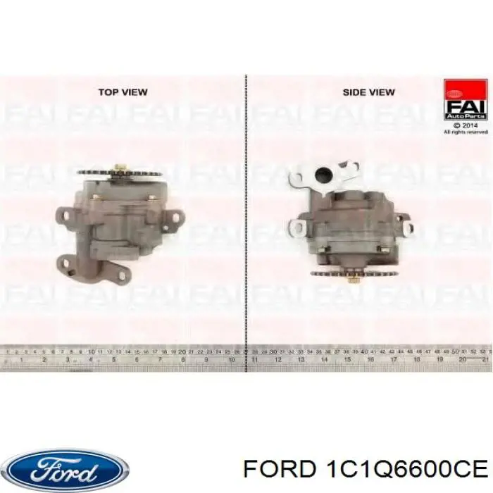 1C1Q6600CE Ford bomba de aceite