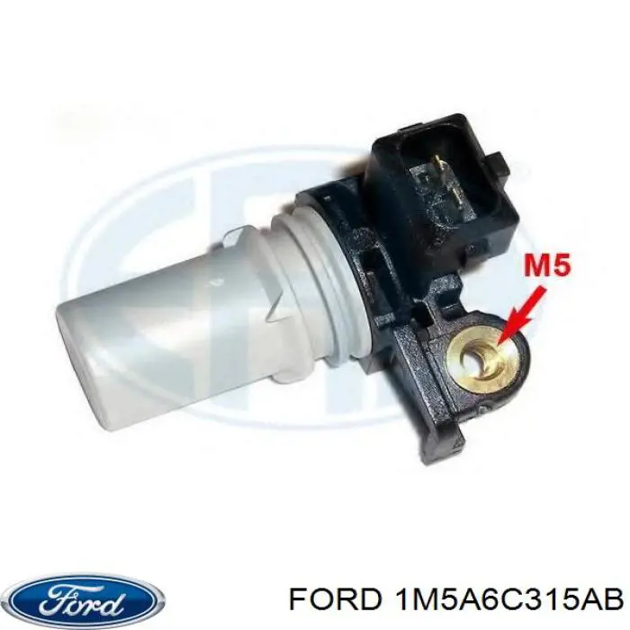 1M5A6C315AB Ford sensor de posición del cigüeñal