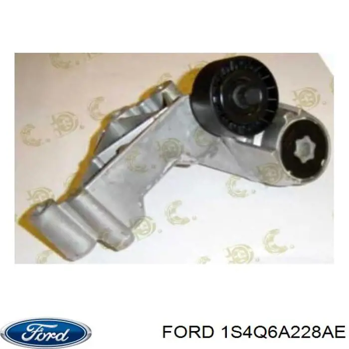 1S4Q6A228AE Ford tensor de correa, correa poli v