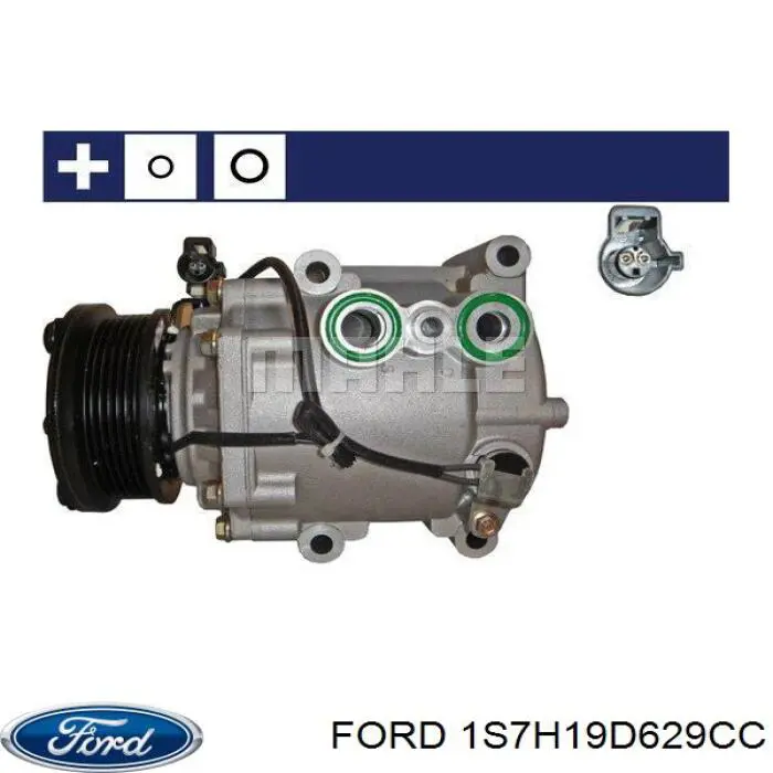 1S7H19D629CC Ford compresor de aire acondicionado