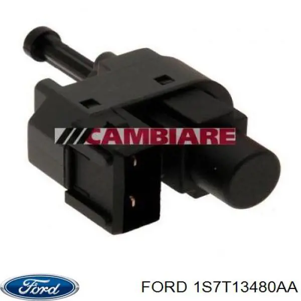 1S7T13480AA Ford interruptor luz de freno