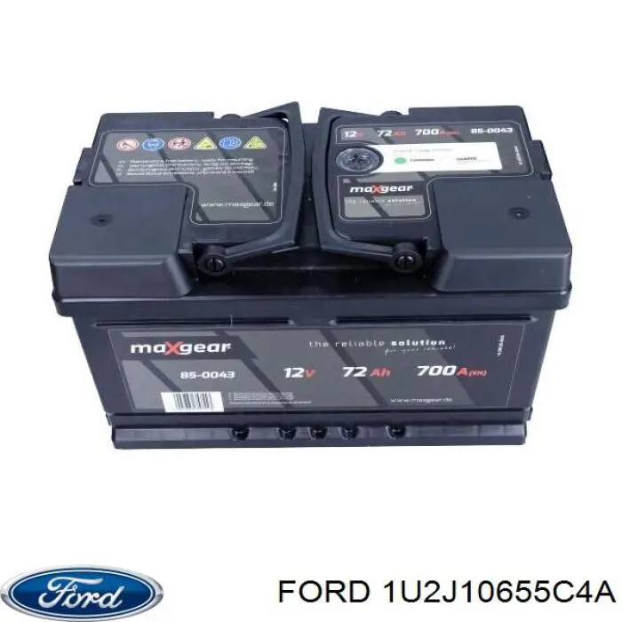 1U2J10655C4A Ford batería de arranque