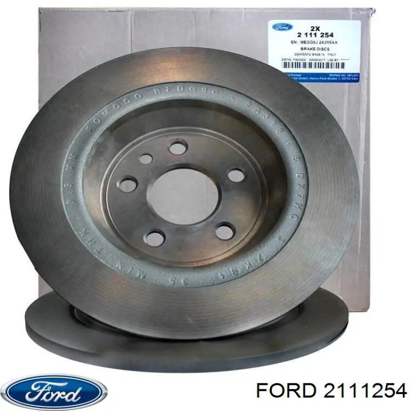 2111254 Ford disco de freno trasero