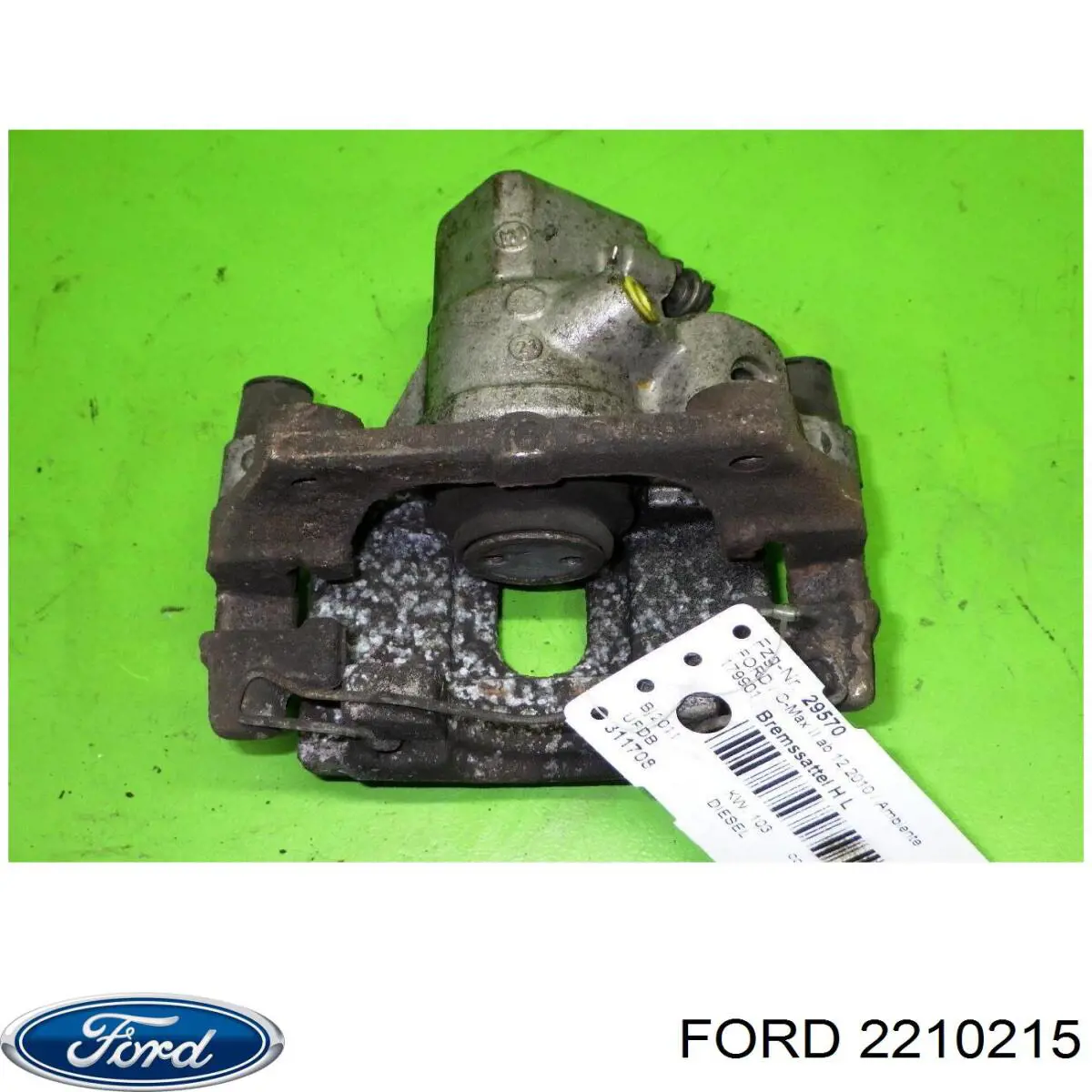 2210215 Ford pinza de freno trasera izquierda