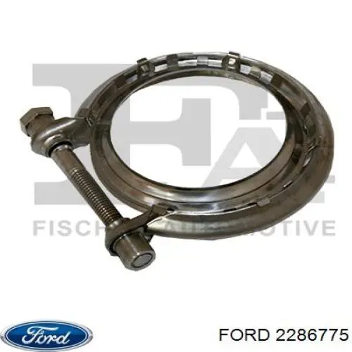  Abrazadera para sujetar el catalizador a la turbina para Ford Focus 3 