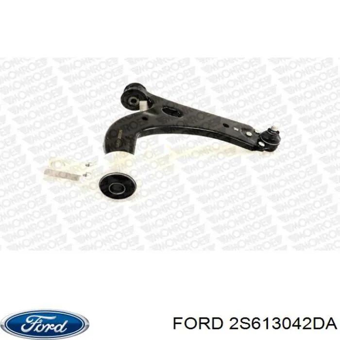 2S61-3042-DA Ford barra oscilante, suspensión de ruedas delantera, inferior derecha