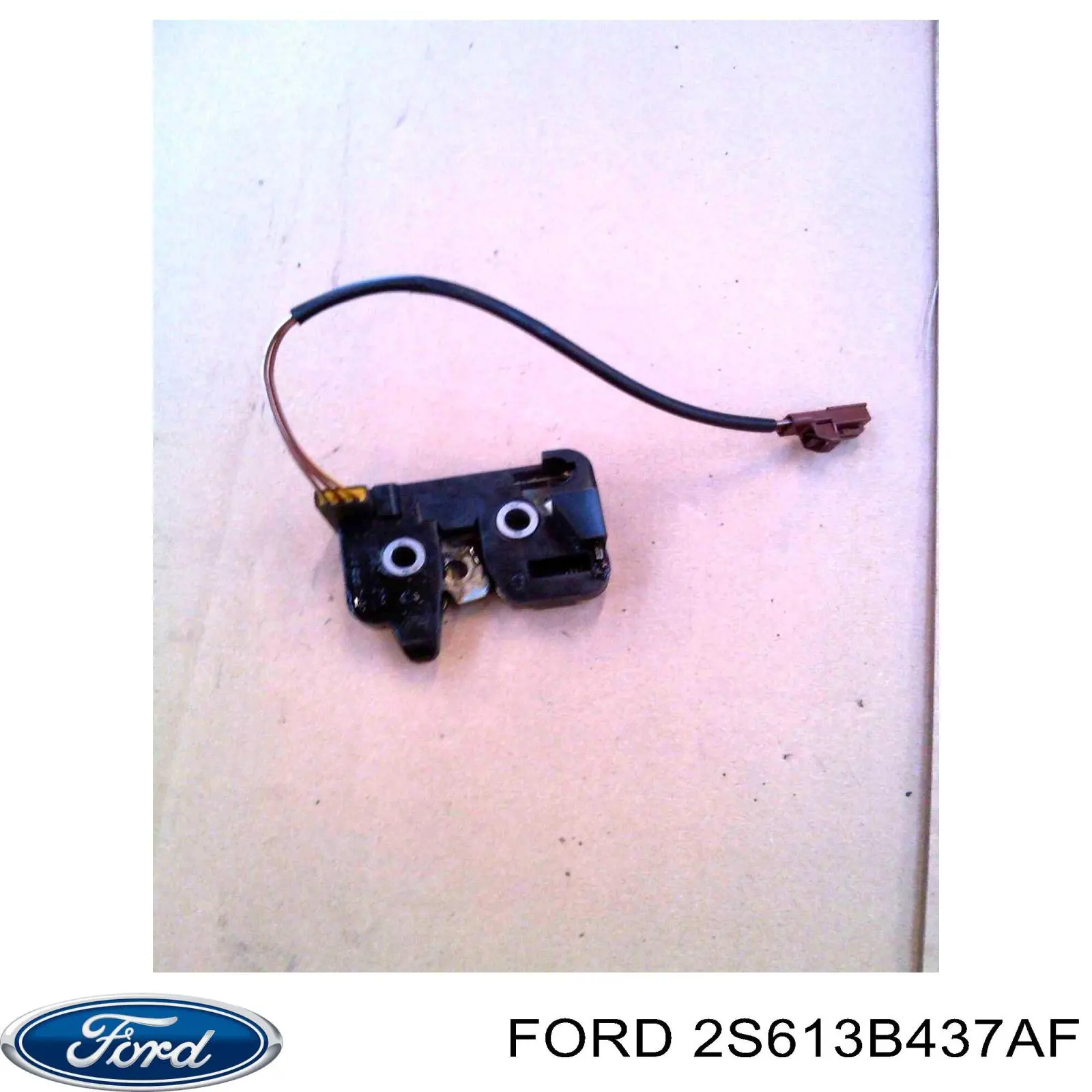 2S613B437AF Ford árbol de transmisión delantero izquierdo