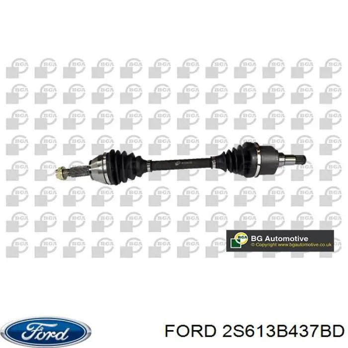  2S61-3B437-BD Ford árbol de transmisión delantero izquierdo