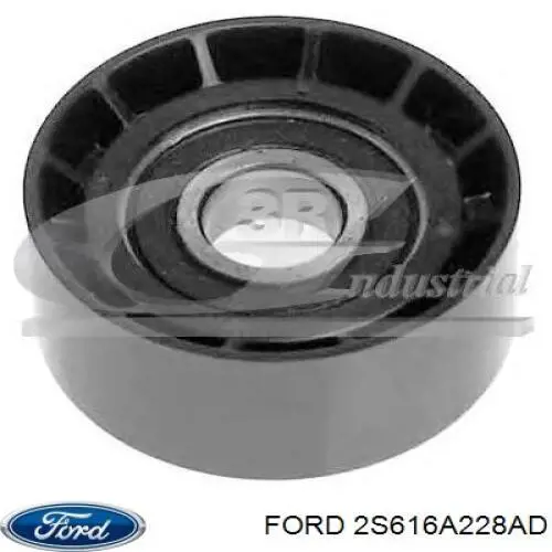 2S616A228AD Ford tensor de correa, correa poli v