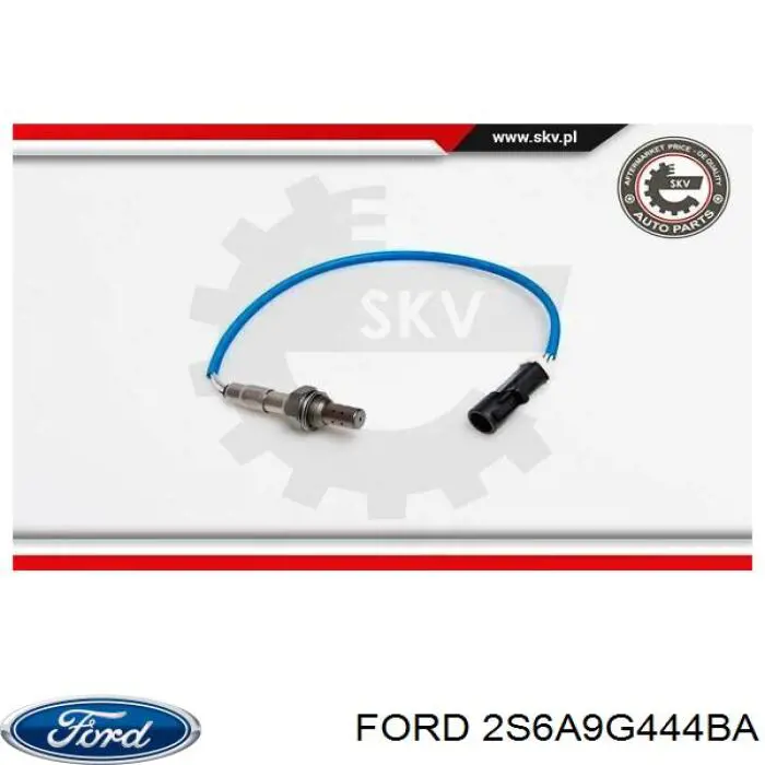 2S6A9G444BA Ford sonda lambda sensor de oxigeno post catalizador